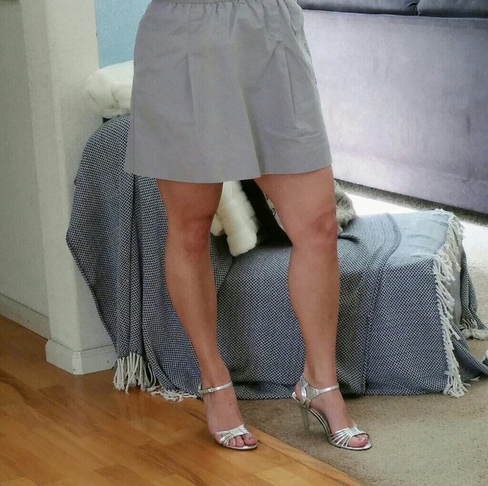 J.crew factory light gray skirt-size 6